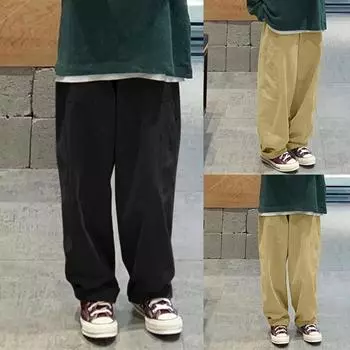 Женские повседневные карманные хлопковые повседневные однотонные брюки-карго в стиле милитари XL хаки