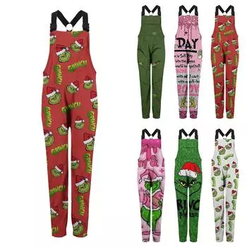 Женские повседневные комбинезоны, комбинезоны с регулируемыми бретелями, летние без рукавов, милые удобные комбинезоны с карманом L темно-зеленого