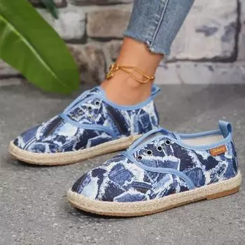 Женские повседневные кроссовки Fisherman из конопли большого размера 42