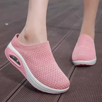 Женские повседневные кроссовки из дышащей сетки Fly-woven 35 чёрный