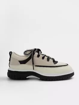 Женские повседневные кроссовки из кожи и сетки, дышащие, на толстой подошве 35 чёрный