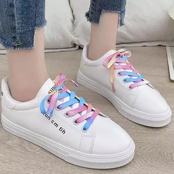 Женские повседневные кроссовки, летняя обувь, женская мода, дышащая спортивная обувь на шнуровке для женщин, дизайнерская обувь для ходьбы на платформе 35