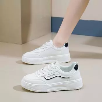 Женские повседневные кроссовки на платформе, кроссовки для ходьбы, легкие и удобные кроссовки для женщин, спортивная обувь для тенниса, массивные кроссовки со шнуровкой 35
