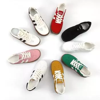 Женские повседневные кроссовки на толстой платформе, нескользящие, со шнуровкой, удобные кроссовки для ходьбы, легкие кроссовки для бега для женщин, ретро-спортивная теннисная обувь 36 белый