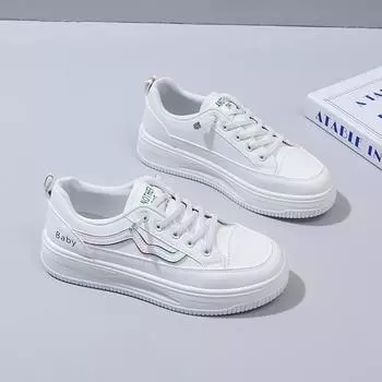 Женские повседневные кроссовки на толстой платформе со шнуровкой, удобные кроссовки для ходьбы, дышащие нескользящие теннисные кроссовки для женщин, спортивная обувь для тренировок на открытом воздухе 35