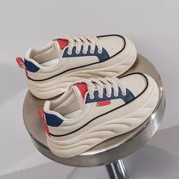 Женские повседневные кроссовки, осенние, новые, стильные, дизайнерские, женские, на платформе, удобные, вулканизированные, для активного отдыха, Zapatillas Mujer 35 синий