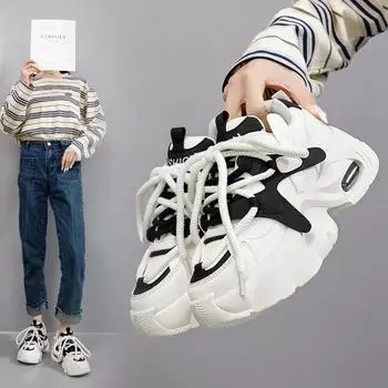 Женские повседневные кроссовки, осенняя новая мода, повседневная спортивная обувь, женская платформа, шнуровка, студенческие спортивные кроссовки для бега, Zapatillas Mujer 35 бежевый