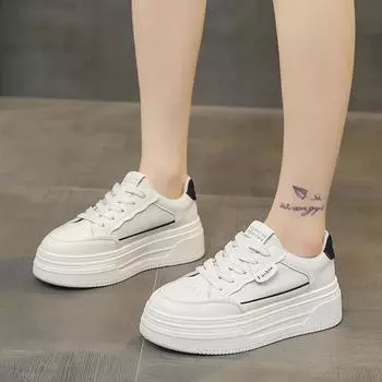 Женские повседневные кроссовки с дышащей подошвой и неглубокой подошвой, износостойкие туфли на платформе, удобные спортивные туфли для отдыха на открытом воздухе 35