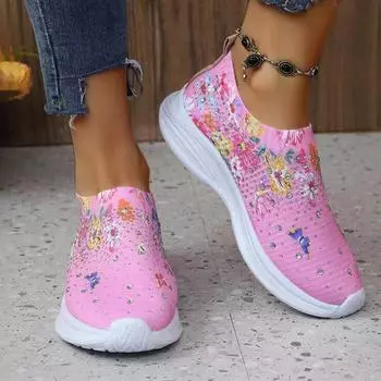 Женские повседневные кроссовки с круглым носком и цветными блоками, с плетеной подошвой, на весну и осень, большие размеры 41 белый