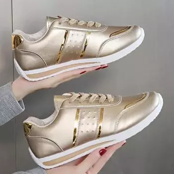 Женские повседневные кроссовки, весенние водонепроницаемые повседневные туфли на плоской подошве для женщин, легкие роскошные кроссовки на шнуровке для женщин, Zapatos De Mujer 35 белый