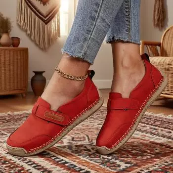 Женские повседневные лоферы Удобные мягкие подошвы Мосинка Накладки Высококачественная обувь на плоской подошве для ходьбы 2025 Новые прямые продажи 36