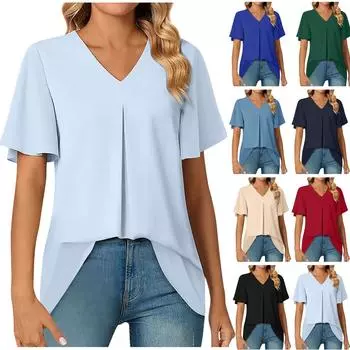 Женские повседневные майки без рукавов, летние рубашки, свободные удобные рубашки XXL красный