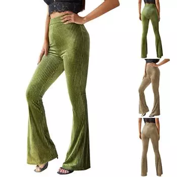 Женские повседневные модные однотонные повседневные брюки, облегающие брюки XXL хаки