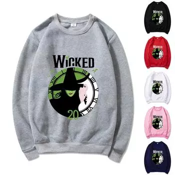 Женские повседневные модные толстовки с длинным рукавом и круглым вырезом с принтом, пуловер, топ XXL