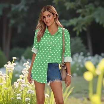 Женские повседневные модные топы с длинным рукавом и пуговицами, свободная рубашка XL