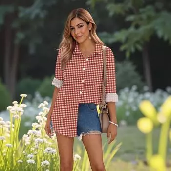 Женские повседневные модные топы с длинным рукавом и пуговицами, свободная рубашка XL