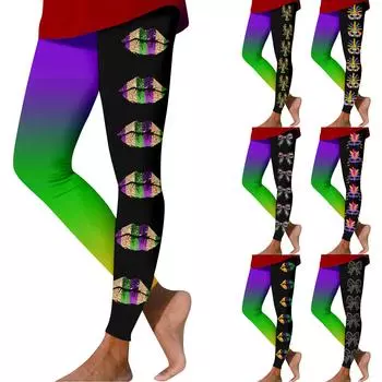 Женские повседневные модные уличные однотонные эластичные брюки для йоги, девятиминутные брюки XXXL