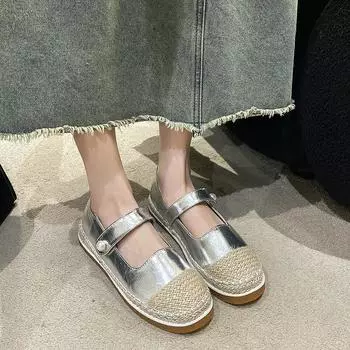 Женские повседневные мокасины, классические, новые, весенние, на плоской подошве, с круглым носком, с неглубоким горлом, модные, удобные, разноцветные, без застежек, туфли Мэри Джейн 35