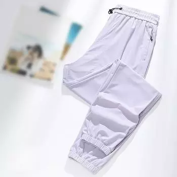 Женские повседневные однотонные прямые повседневные брюки с эластичной резинкой на талии и карманами S фиолетовый