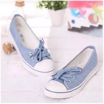 Женские повседневные парусиновые рабочие туфли на плоской подошве, лоферы без шнуровки на плоской подошве, мягкая обувь 35.0 чёрный