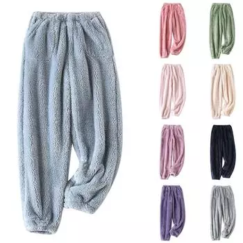 Женские повседневные прямые брюки, однотонные повседневные длинные брюки с карманами L бежевый