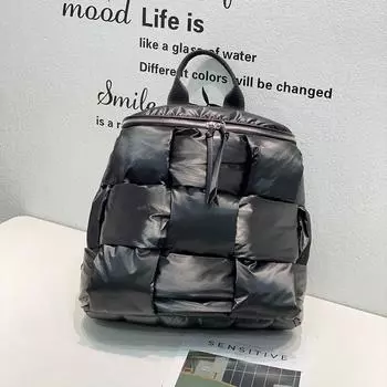 Женские повседневные рюкзаки, рюкзак для компьютера, осень-зима, стиль корейской моды, космический хлопок, однотонная школьная сумка серый