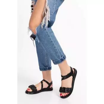 Женские повседневные сандалии из натуральной кожи на анатомической подошве Комфортные повседневные качественные стильные легкие сандалии