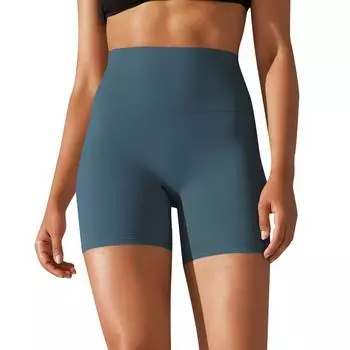 Женские повседневные, сексуальные и удобные однотонные двусторонние обтягивающие эластичные брюки с высокой талией для фитнеса и фитнеса с тремя точками для йоги L армия зеленый