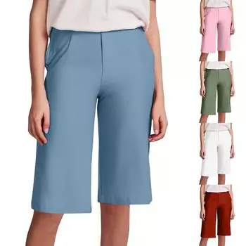 Женские повседневные шорты однотонные повседневные прямые свободные шорты XXXL белый