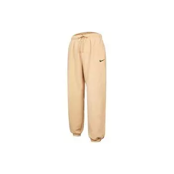 Женские повседневные спортивные штаны с маленьким логотипом Nike Small Logo, светло-песочный цвет DD5111-200 L