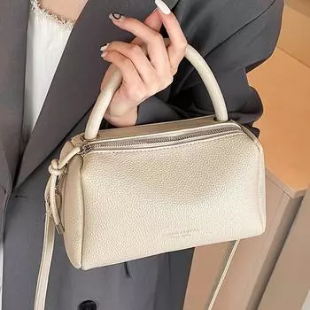 Женские повседневные сумки, новые винтажные простые сумки на одно плечо с буквами, летние фактурные женские сумки через плечо из искусственной кожи (20cm<Max Length<30cm)