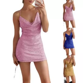 Женские повседневные свободные пляжные леггинсы с карманами M синий