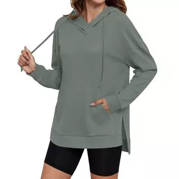 Женские повседневные свободные рубашки модные топы футболки футболки M чёрный