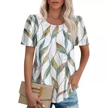 Женские повседневные свободные рубашки модные топы футболки футболки M розовый