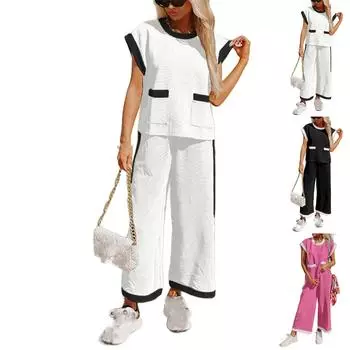 Женские повседневные свободные рубашки модные топы футболки футболки M чёрный