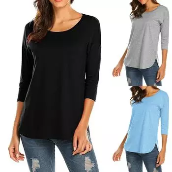 Женские повседневные свободные рубашки модные топы футболки футболки M