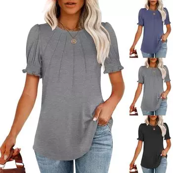 Женские повседневные свободные рубашки модные топы футболки футболки M