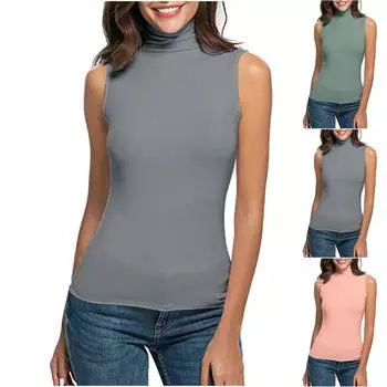 Женские повседневные свободные рубашки модные топы футболки футболки M чёрный