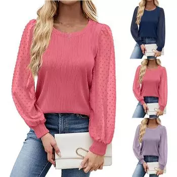 Женские повседневные свободные рубашки модные топы футболки футболки S красный