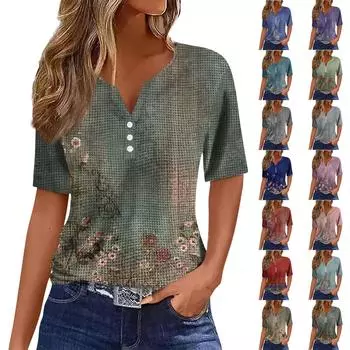 Женские повседневные свободные рубашки модные топы футболки футболки S