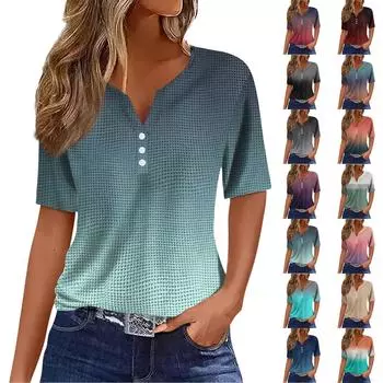 Женские повседневные свободные рубашки модные топы футболки футболки S