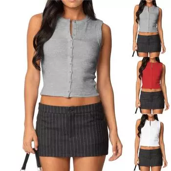 Женские повседневные свободные рубашки модные топы футболки футболки M чёрный