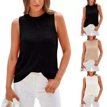 Женские повседневные свободные рубашки модные топы футболки футболки M чёрный