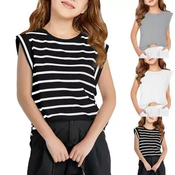 Женские повседневные свободные рубашки модные топы футболки футболки M чёрный