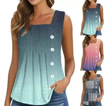 Женские повседневные свободные рубашки модные топы футболки футболки M чёрный