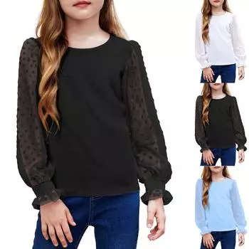 Женские повседневные свободные рубашки модные топы футболки футболки M чёрный