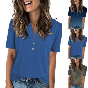 Женские повседневные свободные рубашки модные топы футболки футболки M