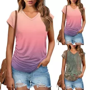 Женские повседневные свободные рубашки модные топы футболки футболки M