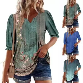 Женские повседневные свободные рубашки модные топы футболки футболки M чёрный