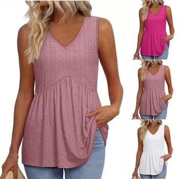 Женские повседневные свободные рубашки модные топы футболки футболки M чёрный